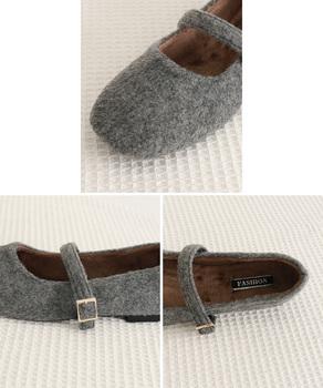 メリージェーンシューズ もこもこパンプス 送料無料 即日発送-9