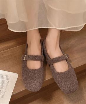 メリージェーンシューズ もこもこパンプス 送料無料 即日発送-6