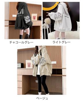 フード付きジップパーカーレディース 送料無料 即日発送-1