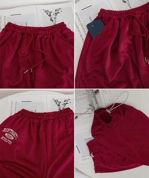 カレッジロゴスウェットセットアップパンツ 送料無料 即日発送-9