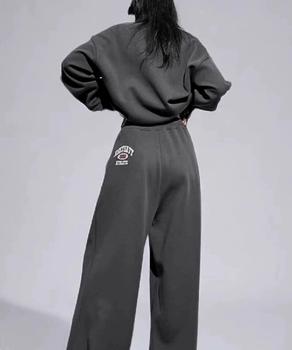 カレッジロゴスウェットセットアップパンツ 送料無料 即日発送-5