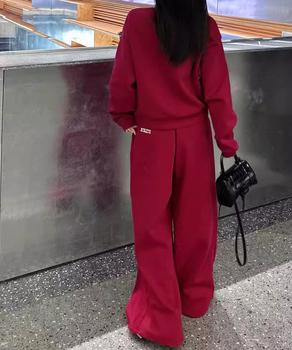 カレッジロゴスウェットセットアップパンツ 送料無料 即日発送-7