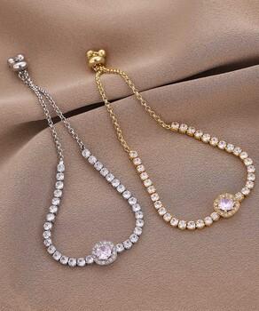 ラインストーンブレスレット バングル 送料無料 即日発送-9