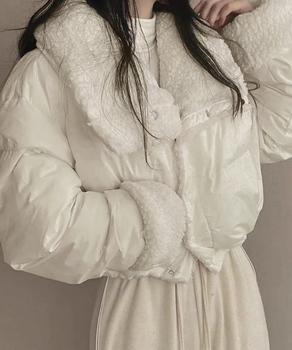 ボアブルゾン リバーシブル中綿ジャケット 送料無料 即日発送-4