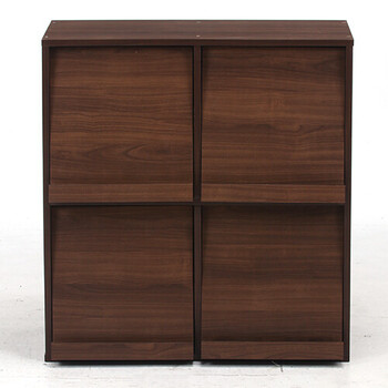 ディスプレイラック 4マス DP8085 2色展開 送料無料-2