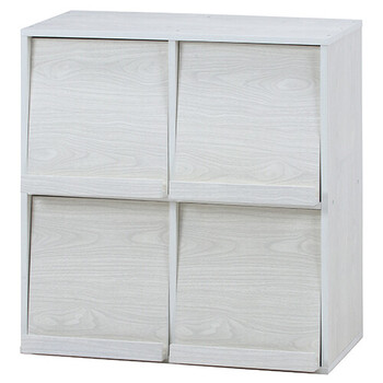 ディスプレイラック 4マス DP8085 2色展開 送料無料-7