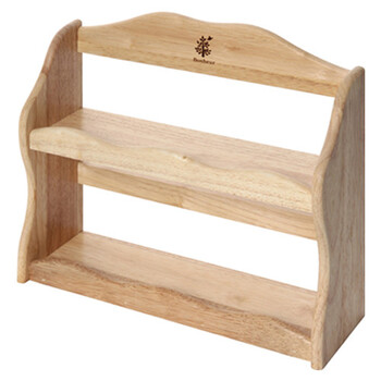 ラバーウッド(ゴムの木)を使用したスパイスラック 木製スパイスラック ボヌール 2個セット 送料無料-1