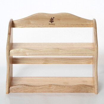 ラバーウッド(ゴムの木)を使用したスパイスラック 木製スパイスラック ボヌール 2個セット 送料無料-2