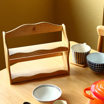 ラバーウッド(ゴムの木)を使用したスパイスラック 木製スパイスラック ボヌール 2個セット 送料無料-7