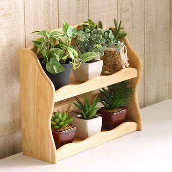 ラバーウッド(ゴムの木)を使用したスパイスラック 木製スパイスラック ボヌール 2個セット 送料無料-8