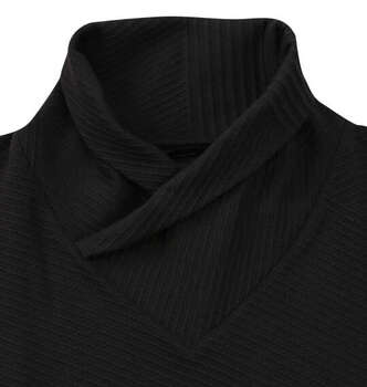 大きいサイズ TETE HOMME バイアスパネル柄ボリュームネック長袖Tシャツ 3L 4L 5L 6L ブラック ラッピング可 送料無料 即日発送-3