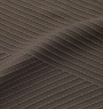 大きいサイズ TETE HOMME バイアスパネル柄ボリュームネック長袖Tシャツ 3L 4L 5L 6L チャコール ラッピング可 送料無料 即日発送-2