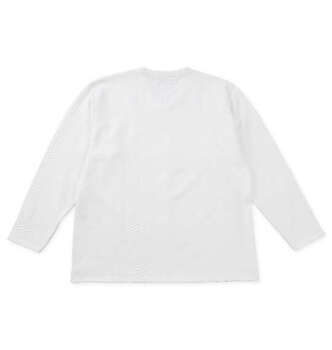 大きいサイズ TETE HOMME ブリスタージャガードVネック長袖Tシャツ 3L 4L 5L 6L ホワイト ラッピング可 送料無料 即日発送-1