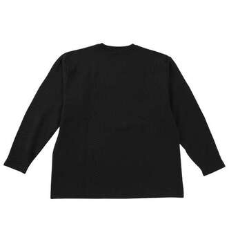 大きいサイズ TETE HOMME ブリスタージャガードVネック長袖Tシャツ 3L 4L 5L 6L ブラック ラッピング可 送料無料 即日発送-1