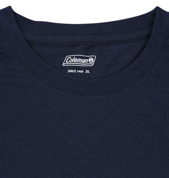 大きいサイズ Coleman 天竺ポケット付長袖Tシャツ 3L 4L 5L 6L ネイビー ラッピング可 送料無料 即日発送-3