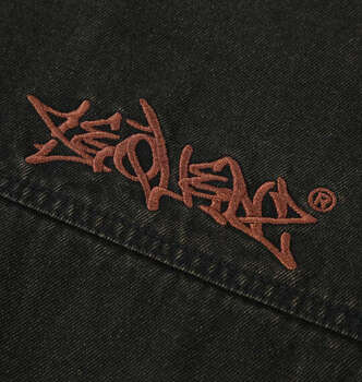 大きいサイズ SEQUENZ ウォッシュドデニムフルジップパーカー 3L 4L 5L 6L ブラック ラッピング可 送料無料 即日発送-3