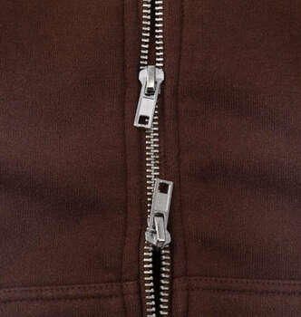 大きいサイズ SEQUENZ パウダースプレーブリーチ加工フルジップパーカー 3L 4L 5L 6L ブラウン ラッピング可 送料無料 即日発送-5