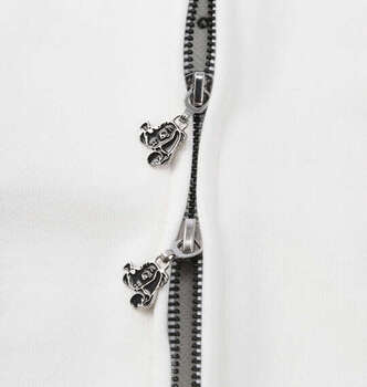 大きいサイズ GALFY 百合の紋章フルジップパーカー 3L 4L 5L 6L ホワイト ラッピング可 送料無料 即日発送-4