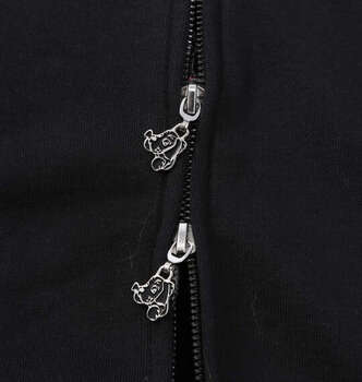 大きいサイズ GALFY 百合の紋章フルジップパーカー 3L 4L 5L 6L ブラック ラッピング可 送料無料 即日発送-5