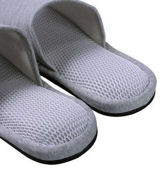 大きいサイズ Wメッシュ大きいスリッパ 3L グレー ラッピング可 送料無料 即日発送-4