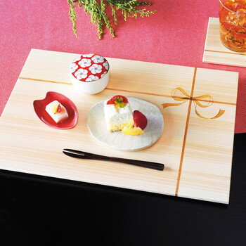 桧 縁 えにし 敷膳 大 日本製 送料無料-1