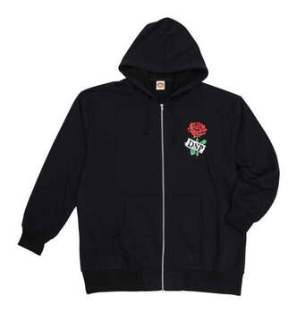 大きいサイズ 新日本プロレス エル デスペラード LA LUCHA ES LA VIDA フルジップパーカー 3L 4L 5L 6L 8L ブラック ラッピング可 送料無料 即日発送-1