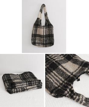 ボアトートバッグ A4 大容量 ふわふわ 送料無料 即日発送-8