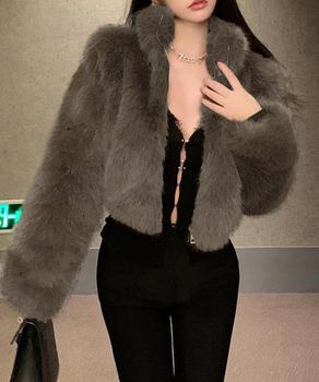 ファージャケット ふわふわファーボレロ冬 送料無料 即日発送-5