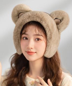 耳あてイヤーマフ くま耳イヤーウォーマー 送料無料 即日発送-6