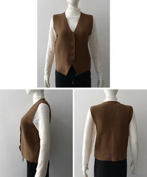 ニットベスト ニットジレ 重ね着 秋冬服 送料無料 即日発送-7