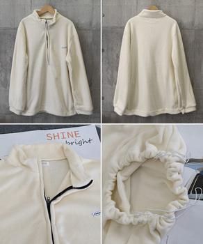 ハーフジップフリーストップスモックネック 送料無料 即日発送-9