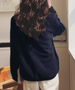 ハーフジップフリーストップスモックネック 送料無料 即日発送-7