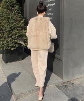 フェイクファーベスト ふわふわファージレ 送料無料 即日発送-4