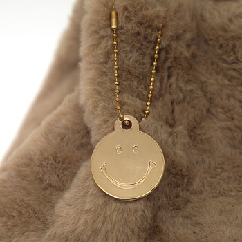 エコファー2WAY トートバッグ　 COOCO クーコ SMILEY 送料無料 即日発送-12