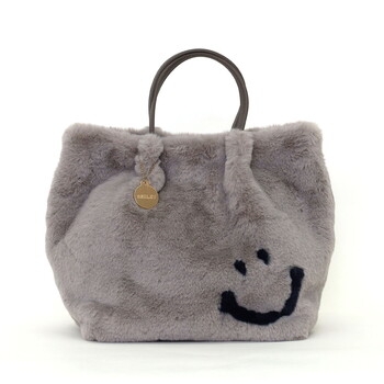 エコファー2WAY トートバッグ　 COOCO クーコ SMILEY 送料無料 即日発送-1