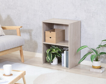 カラーボックス可動棚2段 2個セット 送料無料-9