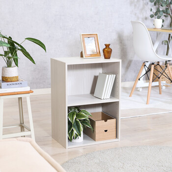 カラーボックス可動棚2段 2個セット 送料無料-11