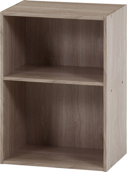 カラーボックス可動棚2段 2個セット 送料無料-2