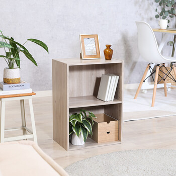 カラーボックス可動棚2段 2個セット 送料無料-3