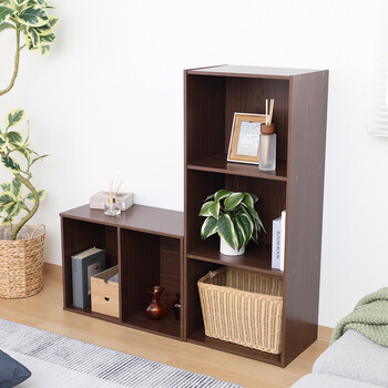 カラーボックス2段 2個セット 送料無料-16