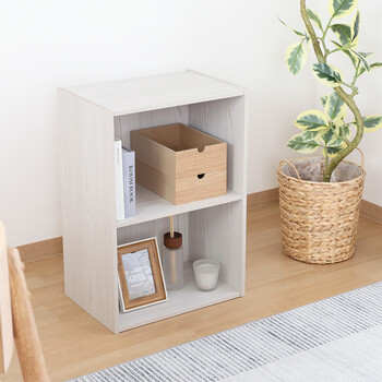 カラーボックス2段 2個セット 送料無料-25