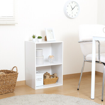 カラーボックス2段 2個セット 送料無料-8