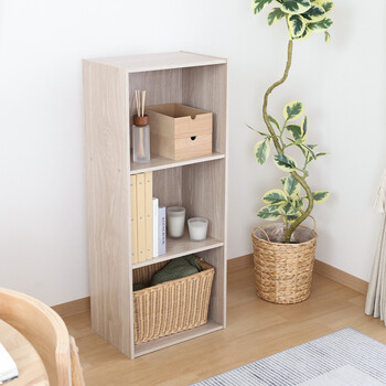 カラーボックス3段 A4対応 2個セット 送料無料-19