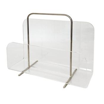 アクリー スタンド マガジンラック 卓上収納 タブレットスタンド 小物 オフィス アクリル製 完成品 送料無料-4