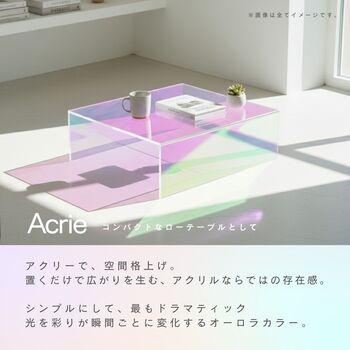 アクリー コの字ラック お掃除ロボット収納 シェルフ 収納 配線カバー アクリル製 完成品 送料無料-1