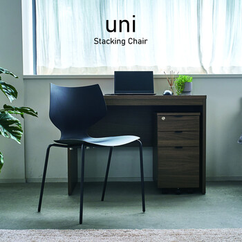 ユニスタッキングチェア ダイニングチェア 4色展開 送料無料-1