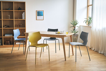 ユニスタッキングチェア ダイニングチェア 4色展開 送料無料-29