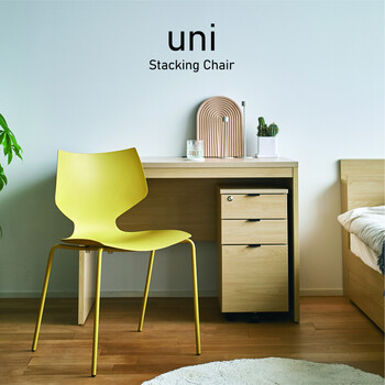 ユニスタッキングチェア ダイニングチェア 4色展開 送料無料-4