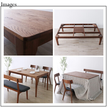 MOBEL 世界に一つだけの2wayテーブル 135 ブラウン 送料無料-4