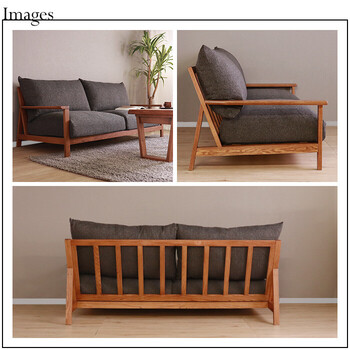 ソファー HEIM 世界に一つだけのリビングソファ ブラウン 送料無料-4